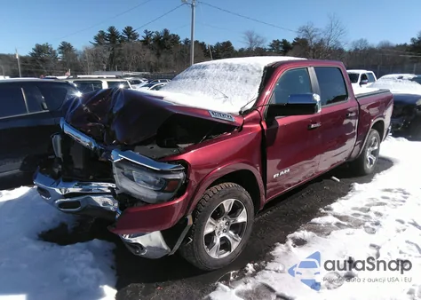 2019 Ram 1500 Laramie 4X4 5'7" Box z USA, uszkodzony, nr VIN 1C6SRFJT0KN507066